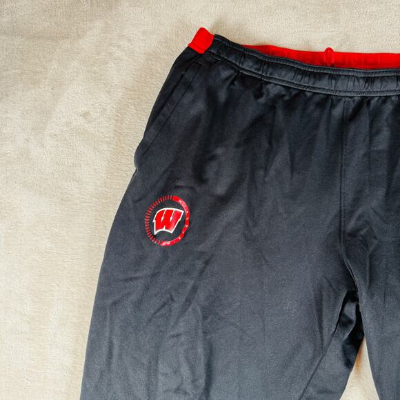 Wisconsin Badger Track Pants Men 2XLT Tall Under Armour  Football College‎ NCAA - Picture 4 of 13